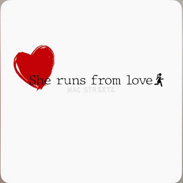 SHE RUNS FROM LOVE cover art