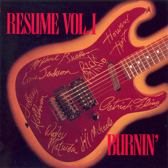 Resume Vol 1 - Burnin' cover
