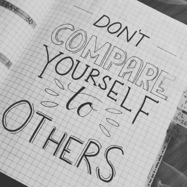 Don´t Compare Yourself to Others cover
