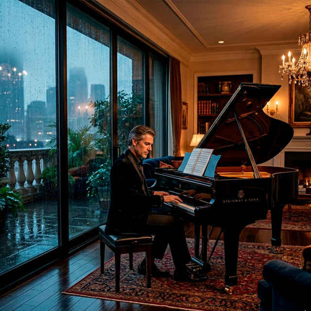 Relaxing Piano Rain Sounds