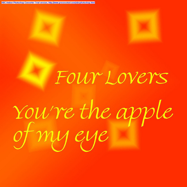 You're The Apple Of My Eye cover art