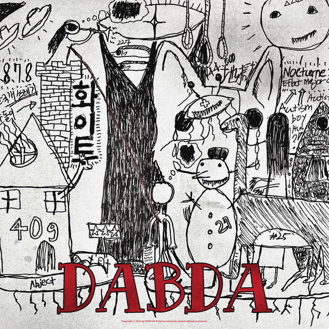 white : DABDA cover art