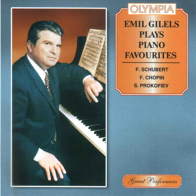 Обкладинка Emil Gilels — Emil Gilels plays Schubert, Chopin & Prokofiev