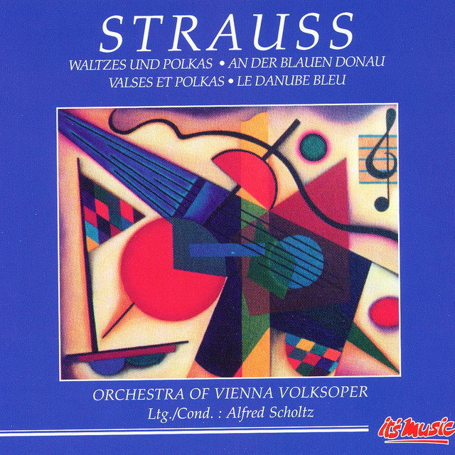 J. Strauss I & II: Waltes and Polkas - On The Beautiful Blue Danube cover art