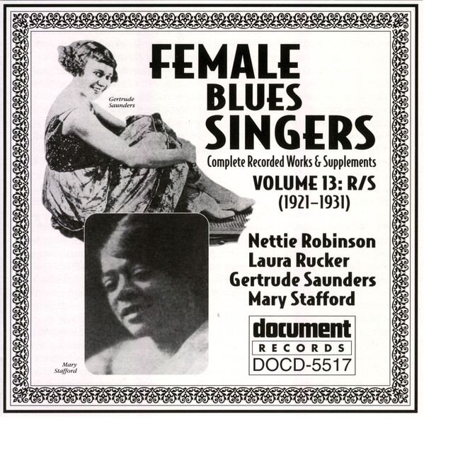 Female Blues Singers Vol. 13 R/S (1921-1931) cover