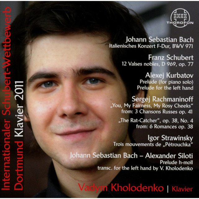 Internationaler Schubert-Wettbewerb Dortmund Klavier 2011 cover