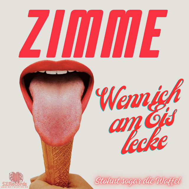 Wenn ich am Eis lecke