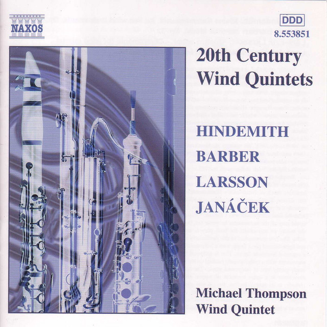 Hindemith / Barber / Larsson / Janacek: Wind Quintets cover art