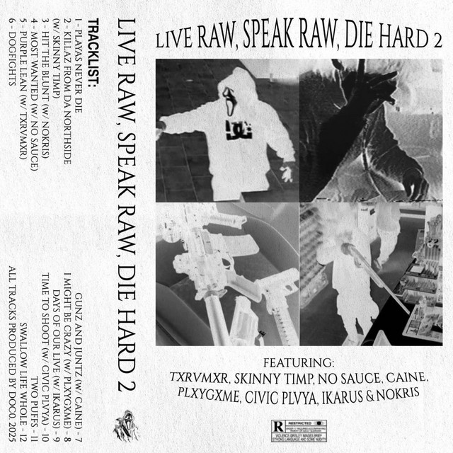 LIVE RAW. SPEAK RAW. DIE HARD. 2 cover art