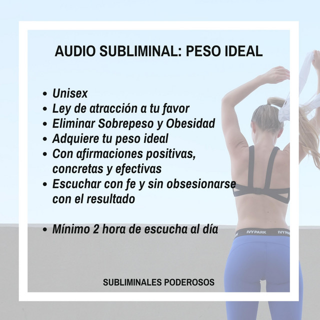 Bajar de Peso (Sólo Grasa) Audio Subliminal Extremadamente Efectivo ...