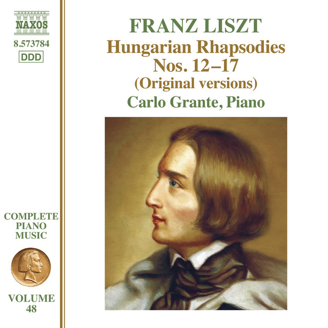 Liszt Complete Piano Music, Vol. 48: Hungarian Rhapsodies, Nos. 12-17 (Original Versions)