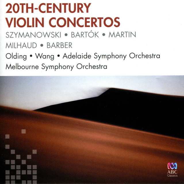20th-Century Violin Concertos cover art