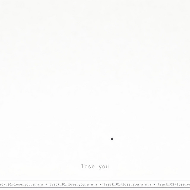 lose you cover art