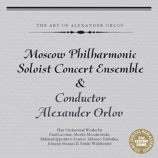 Moscow Philharmonic Soloist Concert Ensemble Plays Lacome, Moszkowski & Strauss II cover art
