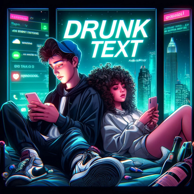 drunk text cover art