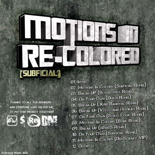 Motions in Re-Colored cover