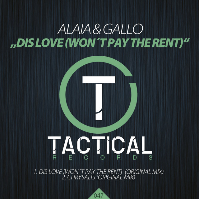 Dis Love (won't Pay The Rent) album art