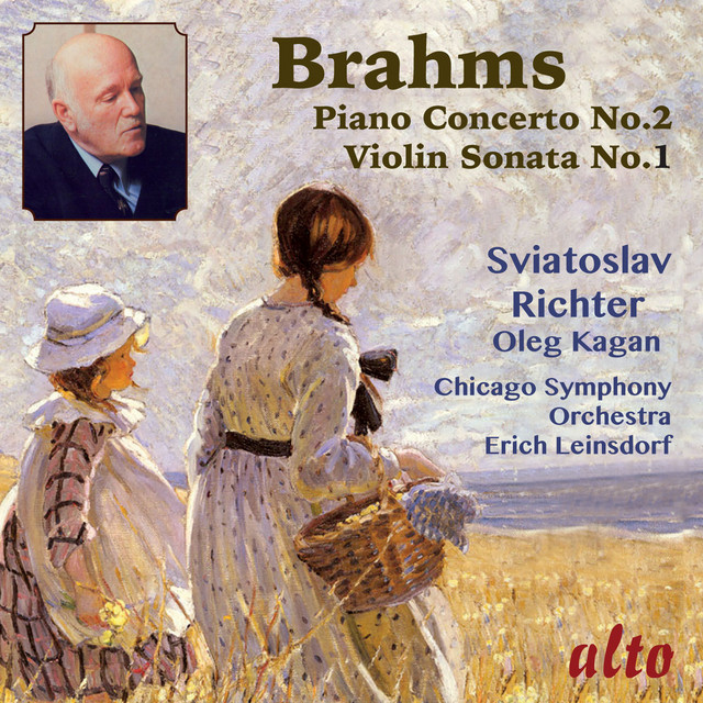 Brahms: Piano Concerto No. 2; Violin Sonata No. 1 cover