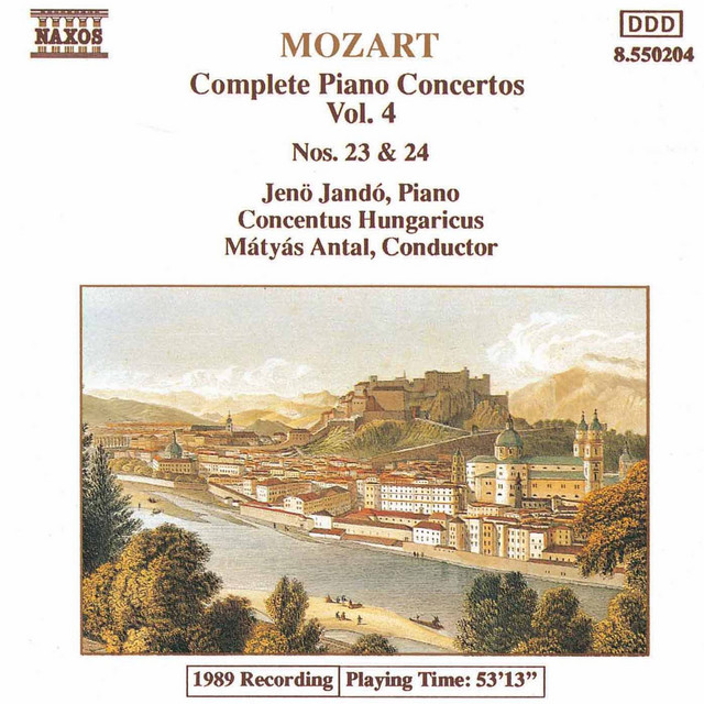 Mozart: Piano Concertos Nos. 23 and 24 cover