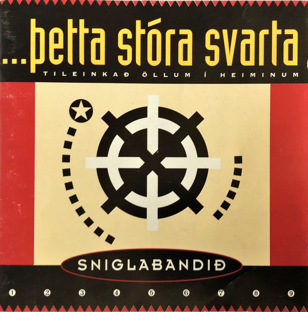 Þetta stóra svarta cover art
