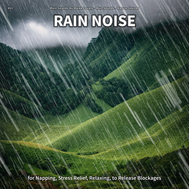 #01 Rain Noise for Napping, Stress Relief, Relaxing, to Release Blockages cover art