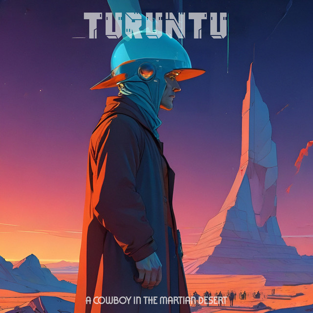A Cowboy in the Martian Desert cover art