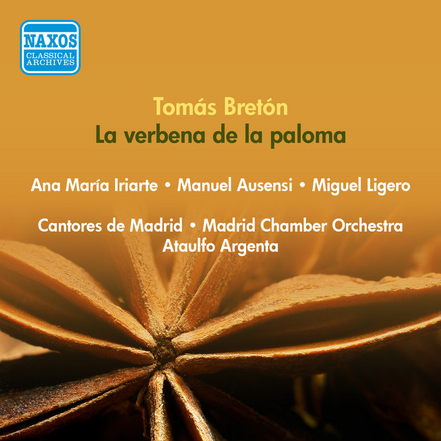 Breton, T.: Verbena De La Paloma (La) [Zarzuela] (Oller, Encabo, Argenta) (1952) cover art