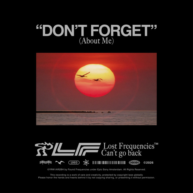Pochette de Don't Forget (About Me)