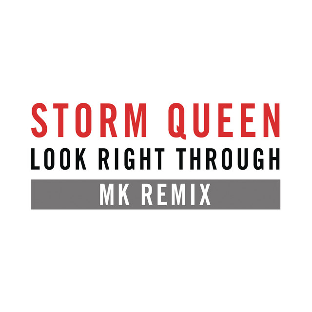 Look Right Through (mk Vocal Edit) cover