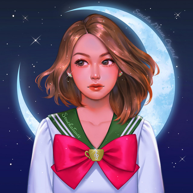 Sencha Moon, Crystal cover art
