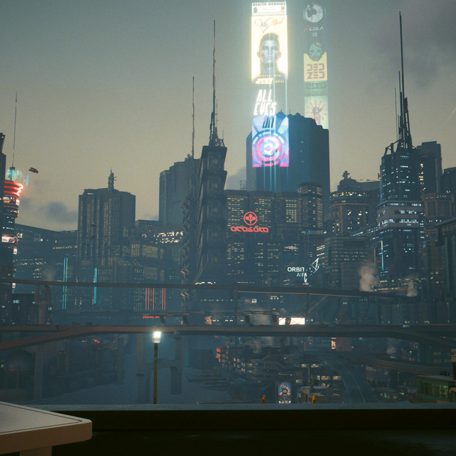 Never Fade Away Cyberpunk cover art