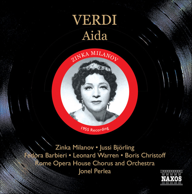 Verdi: Aida (Milanov, Bjorling, Perlea) (1955) cover