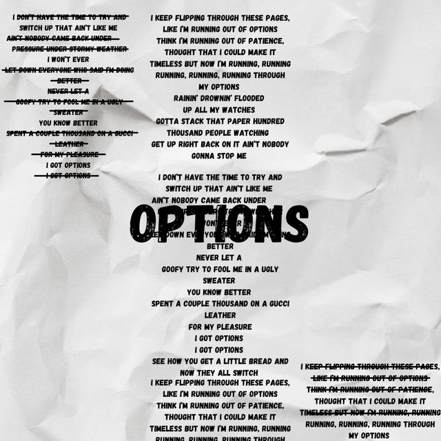 Options cover art
