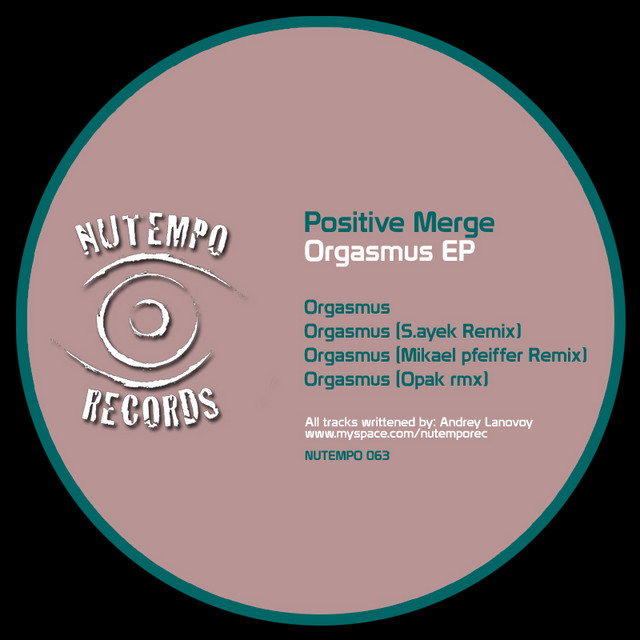Обкладинка Positive Merge — Orgasmus EP