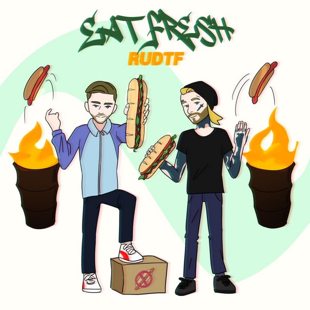 PARTY ROCK THE HOT DOGS ARE NOT A SANDWHICH (EAT FRESH)