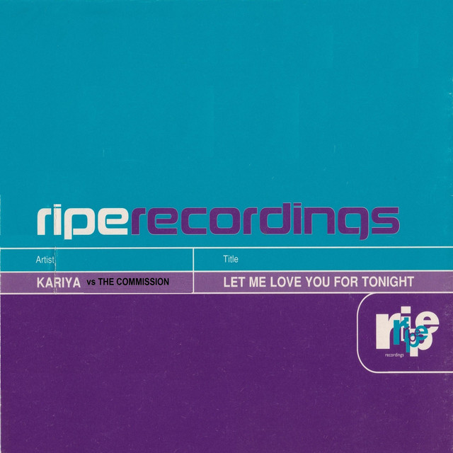 Let Me Love You for Tonight (feat. Todd Terry vs. The Commission) cover art