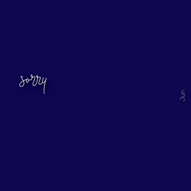 Sorry cover art