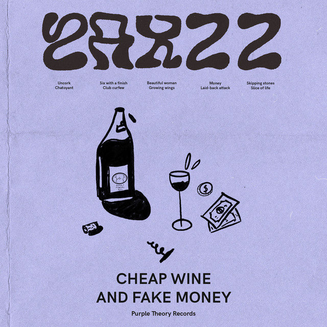 Cheap wine and fake money cover art