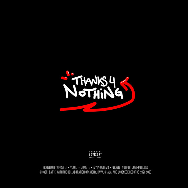 THANKS FOR NOTHING cover art