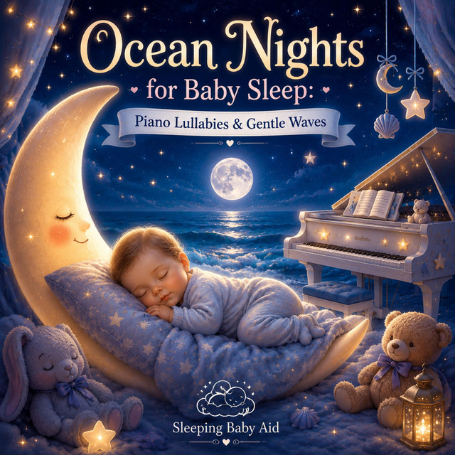 Ocean Nights for Baby Sleep: Piano Lullabies & Gentle Waves
