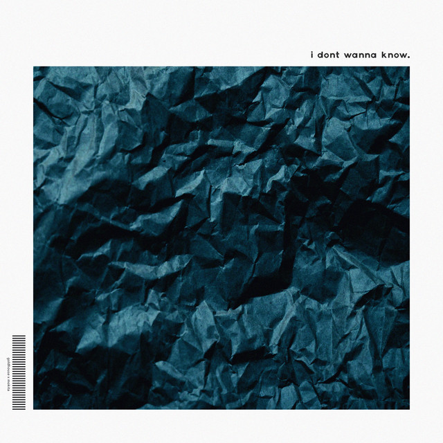 i don't wanna know cover art