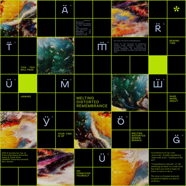 Обкладинка äsc3ea — Melting distorted remembrance