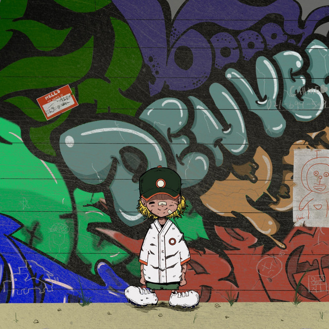 Baseball cap cover art
