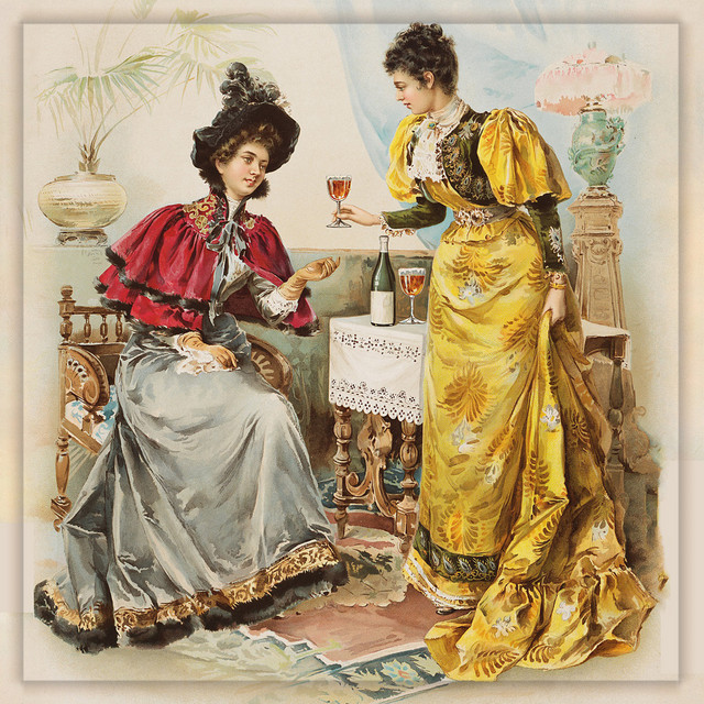 Two Ladies and Red Wine album image