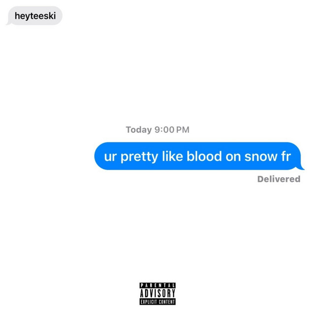 ur pretty like blood on snow fr cover art