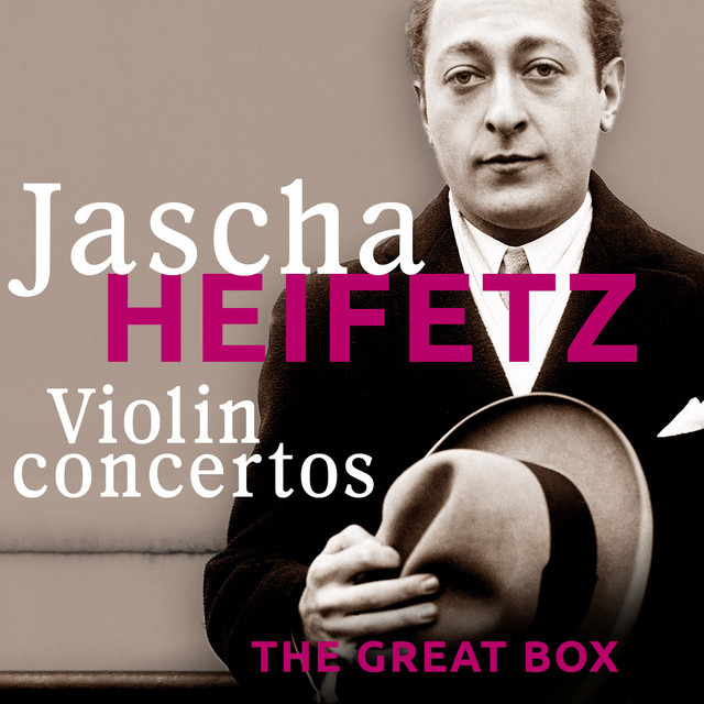 Jascha Heifetz: Violin Concertos - The Great Box cover art