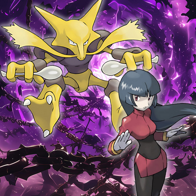 Sabrina and Alakazam (Kanto Gym Leaders Series) cover art