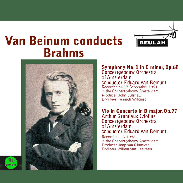Van Beinum Conducts Brahms cover