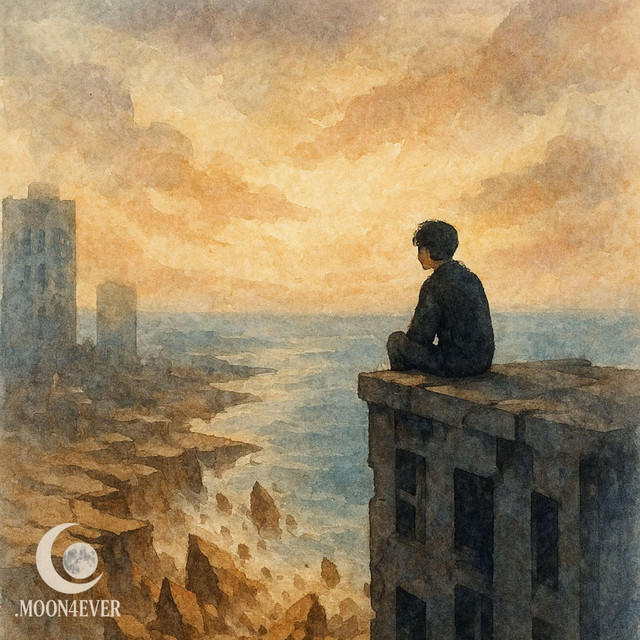 watching, as the world collapses cover art