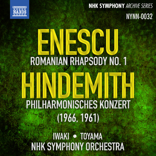 Enescu: Romanian Rhapsody No. 1 - Hindemith: Philharmonisches Konzert cover art